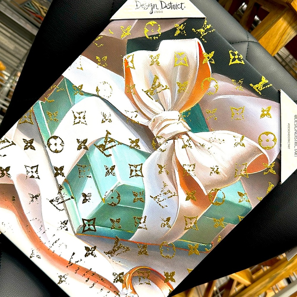 🛑SOLD🛑TIFFANY & CO. LV COLLABORATION DESIGNER WALL ART 🖼️
